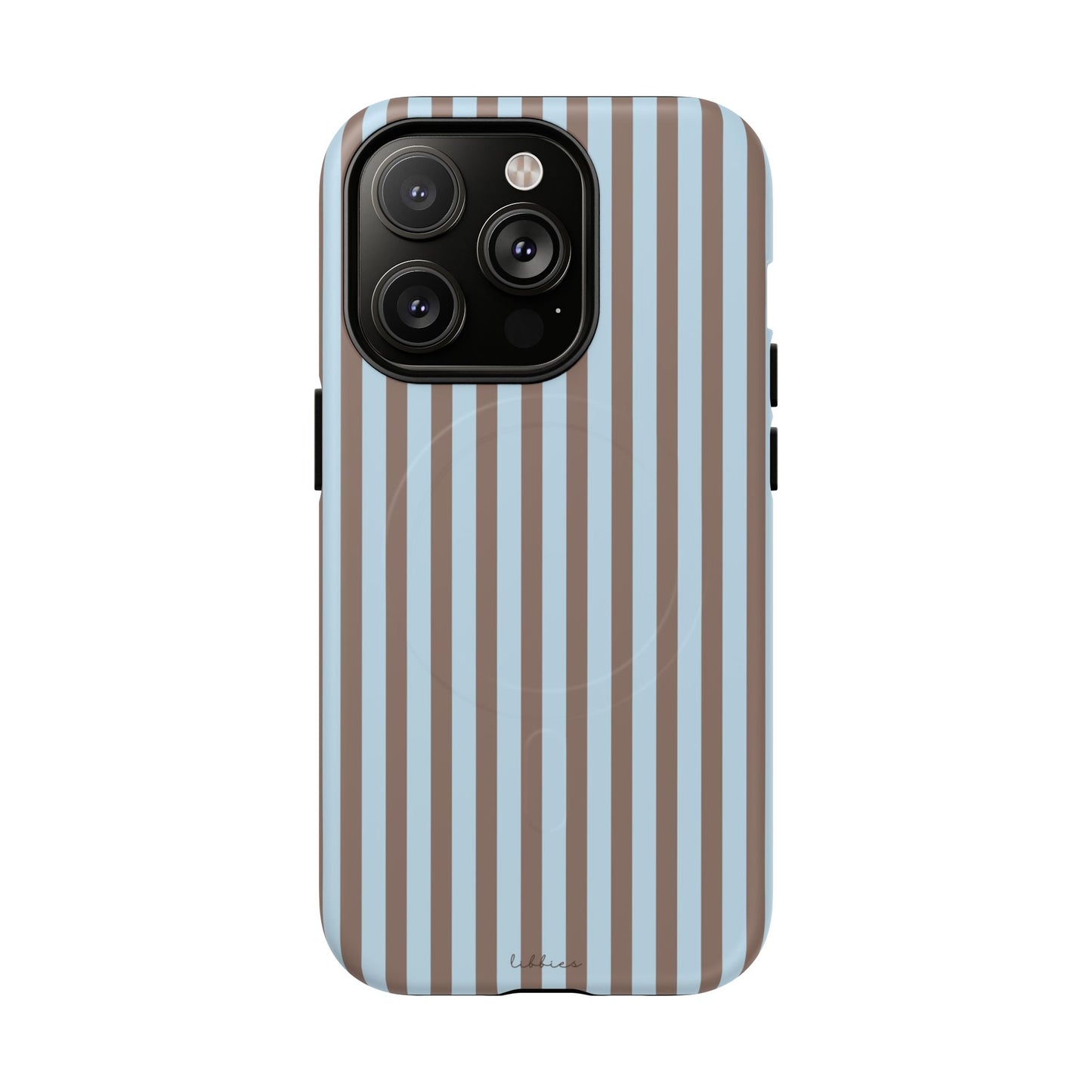 BROWN/LIGHT BLUE STRIPES