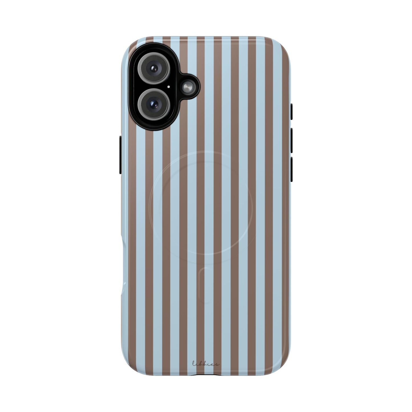 BROWN/LIGHT BLUE STRIPES