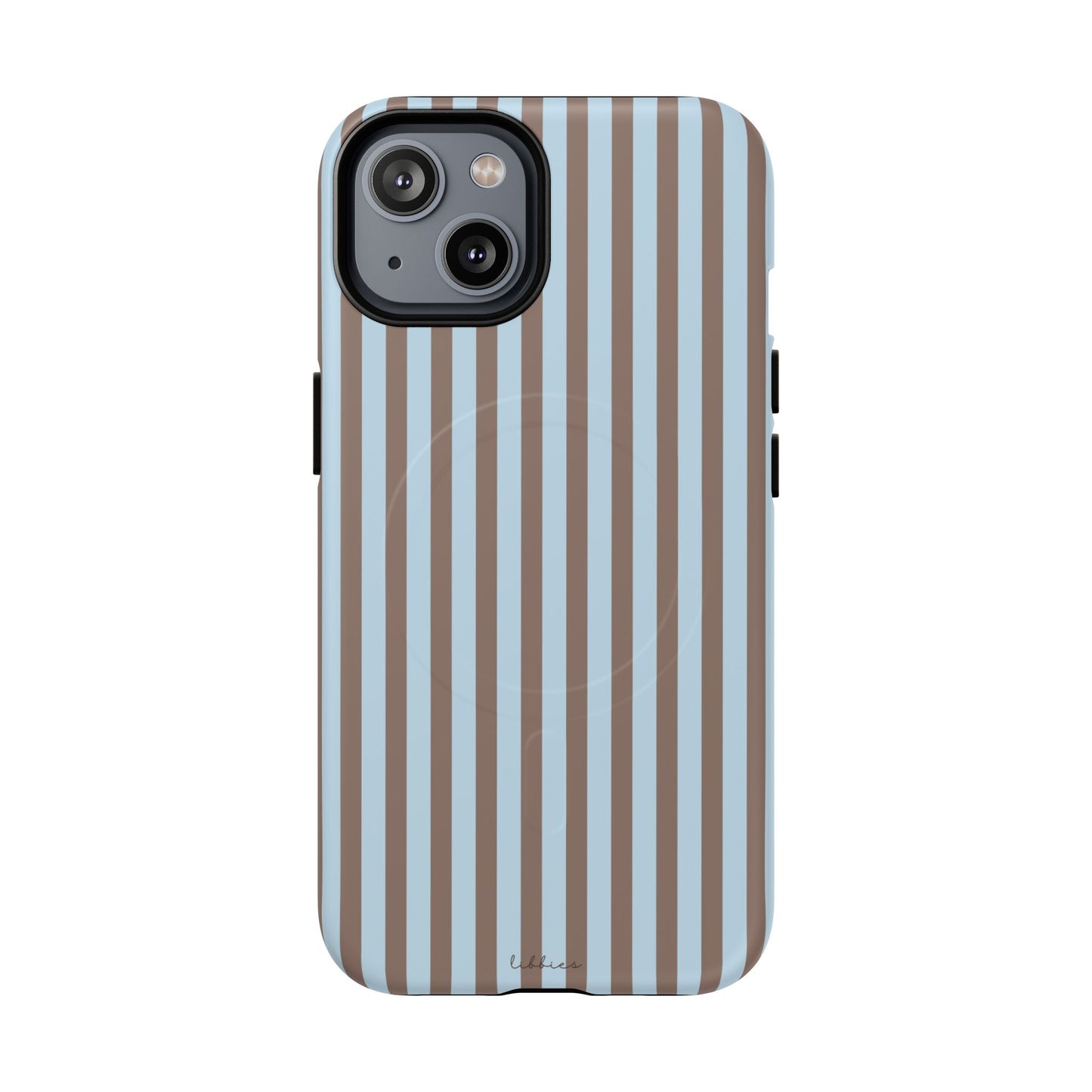 BROWN/LIGHT BLUE STRIPES