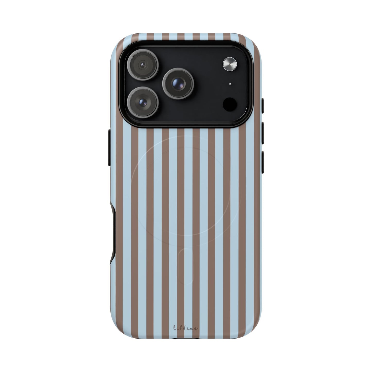 BROWN/LIGHT BLUE STRIPES