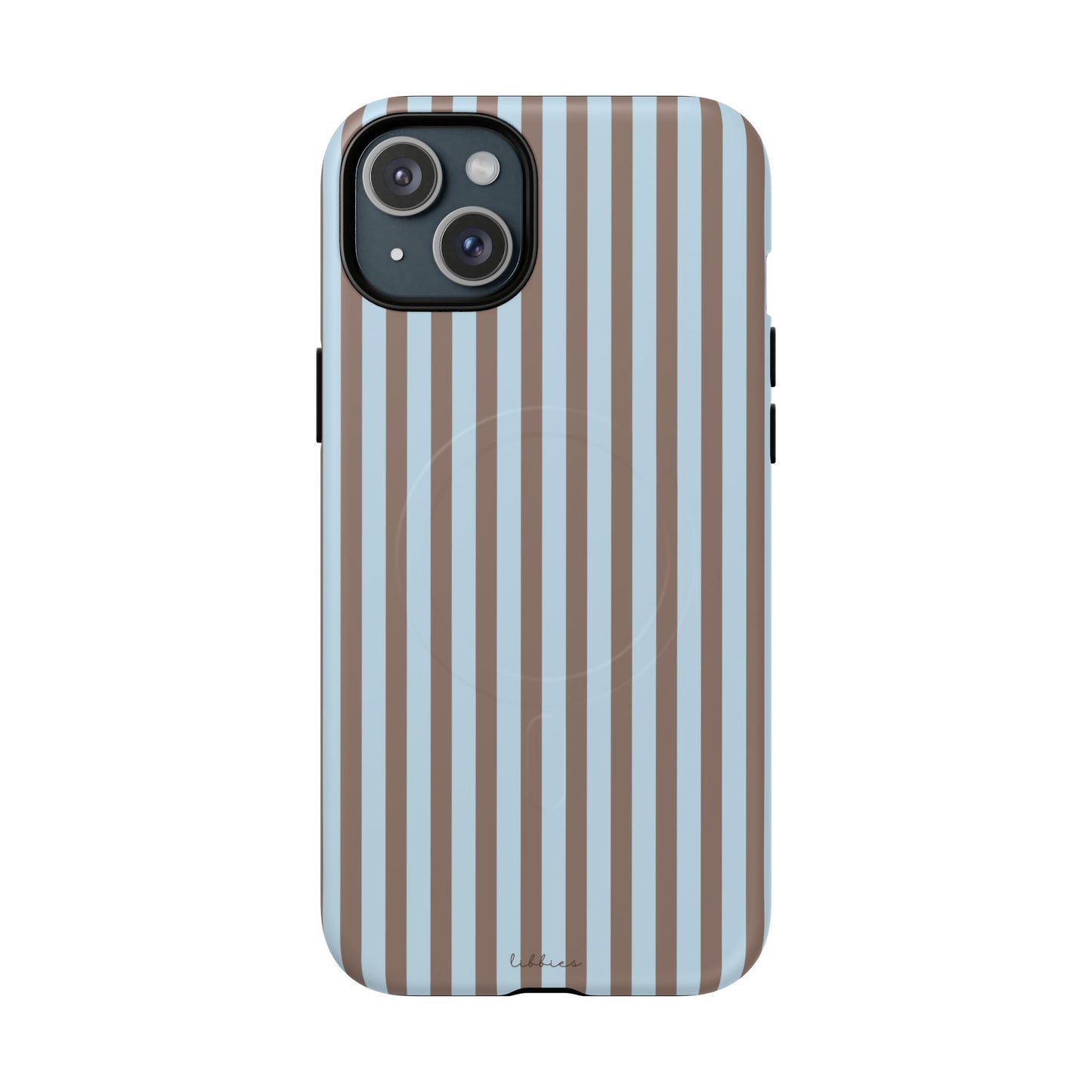 BROWN/LIGHT BLUE STRIPES