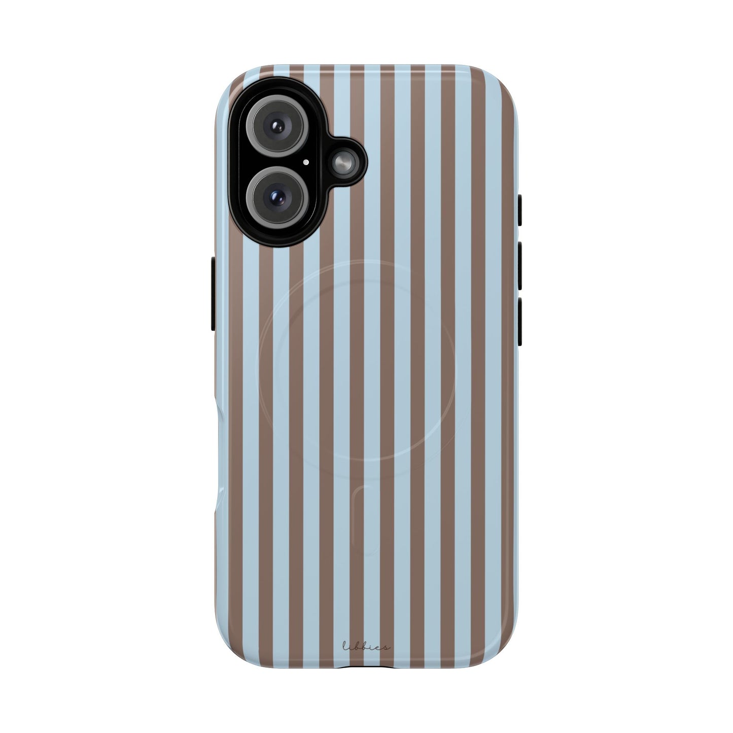 BROWN/LIGHT BLUE STRIPES