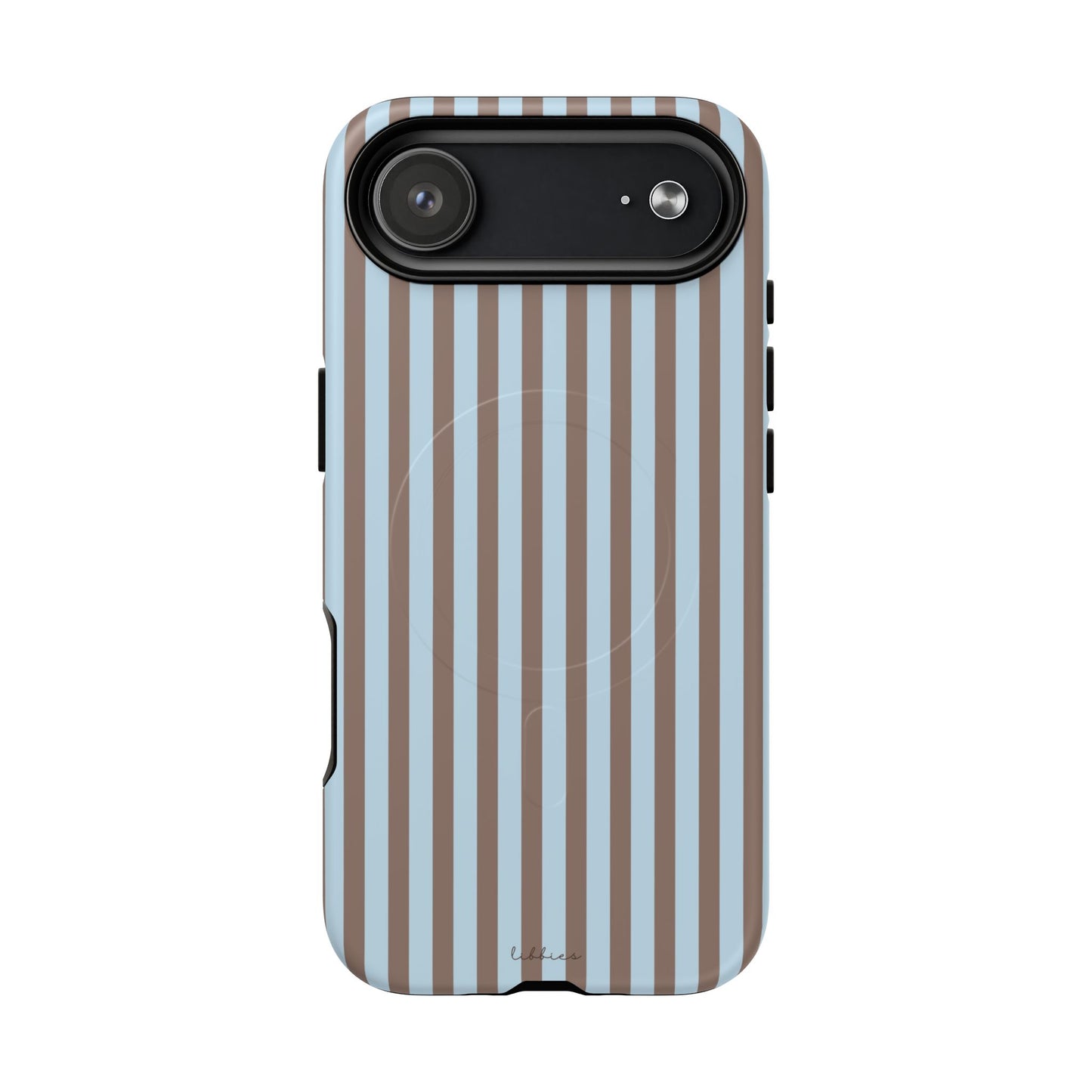 BROWN/LIGHT BLUE STRIPES