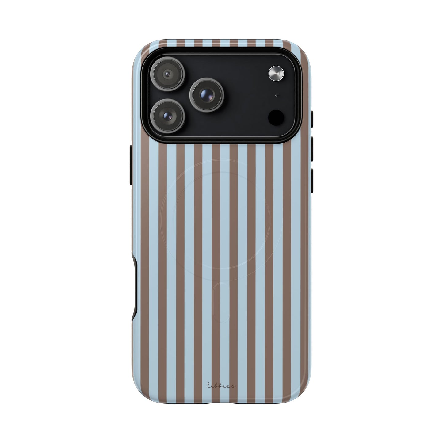 BROWN/LIGHT BLUE STRIPES