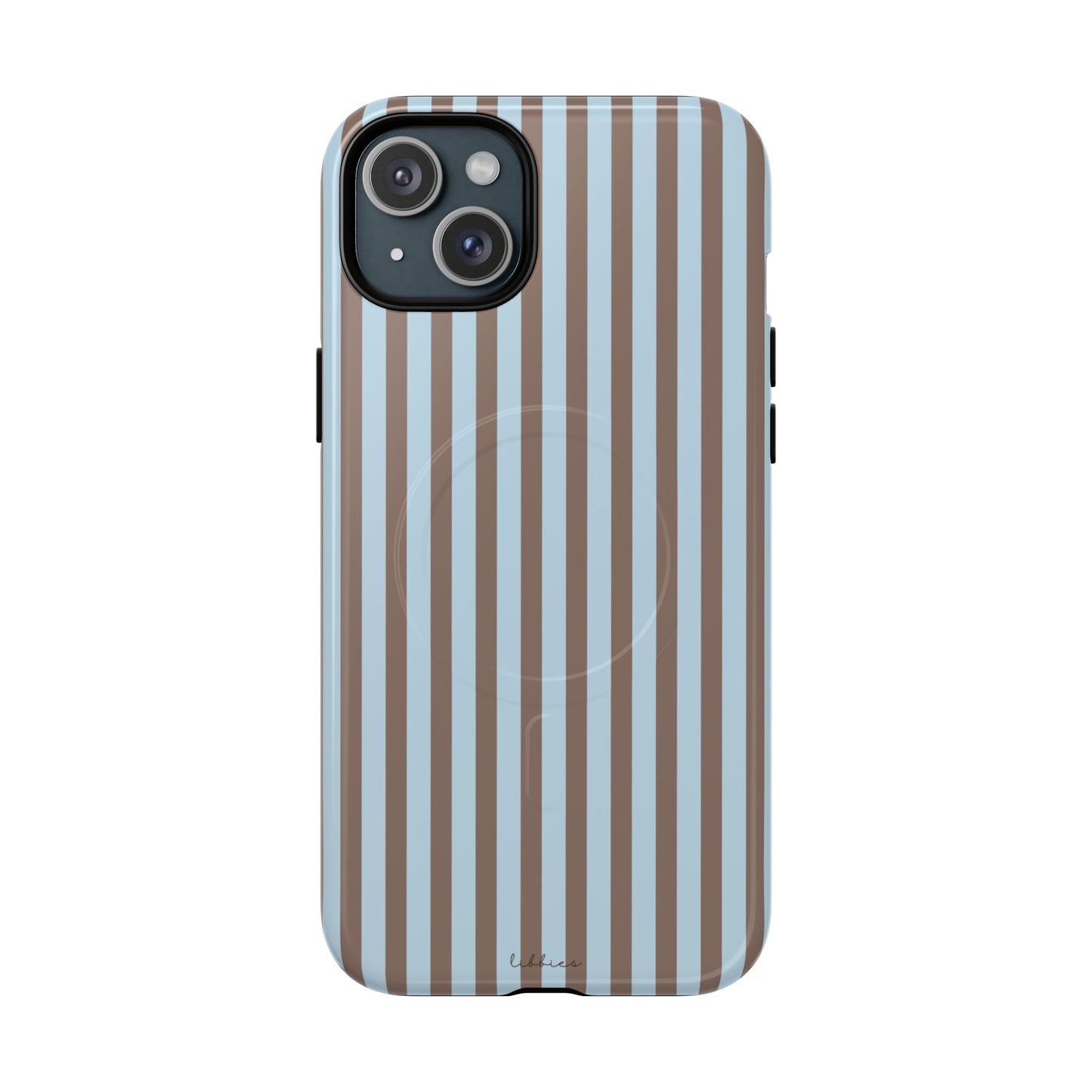 BROWN/LIGHT BLUE STRIPES