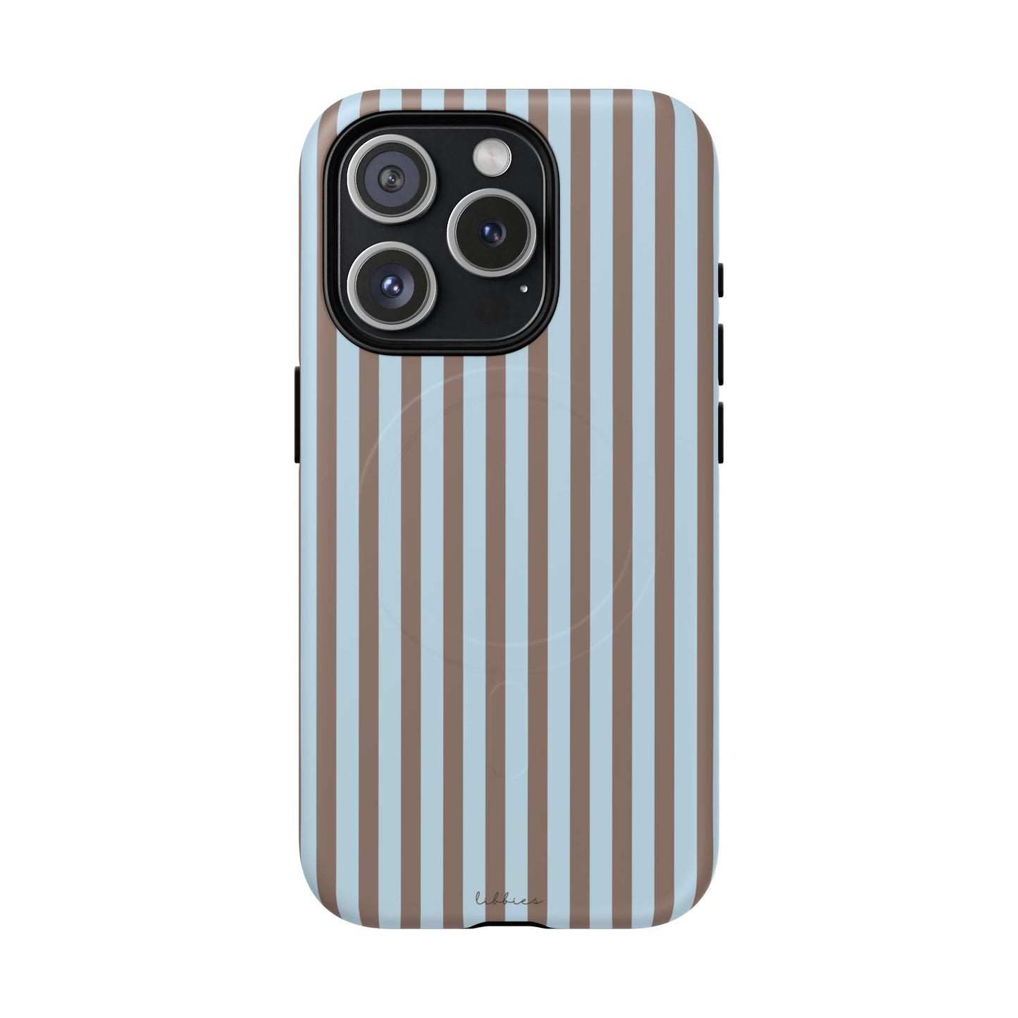 BROWN/LIGHT BLUE STRIPES