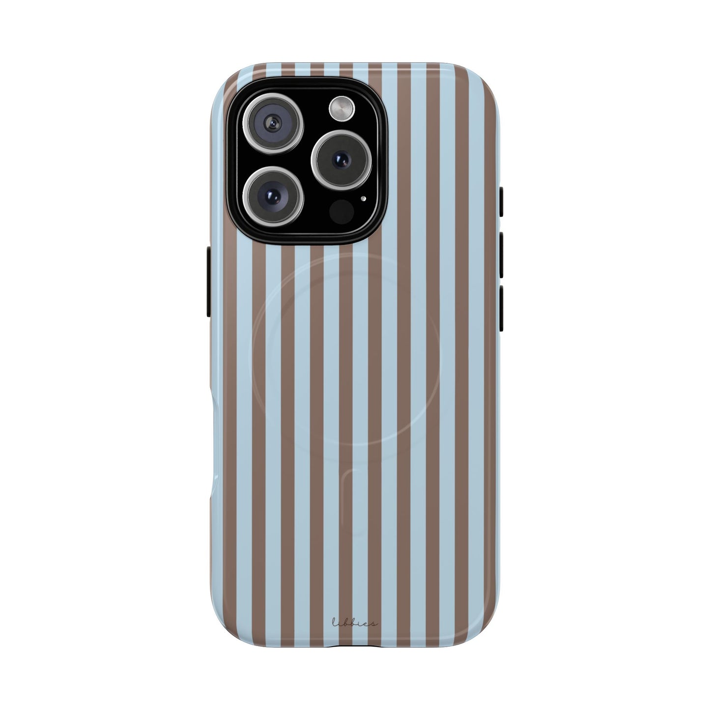BROWN/LIGHT BLUE STRIPES